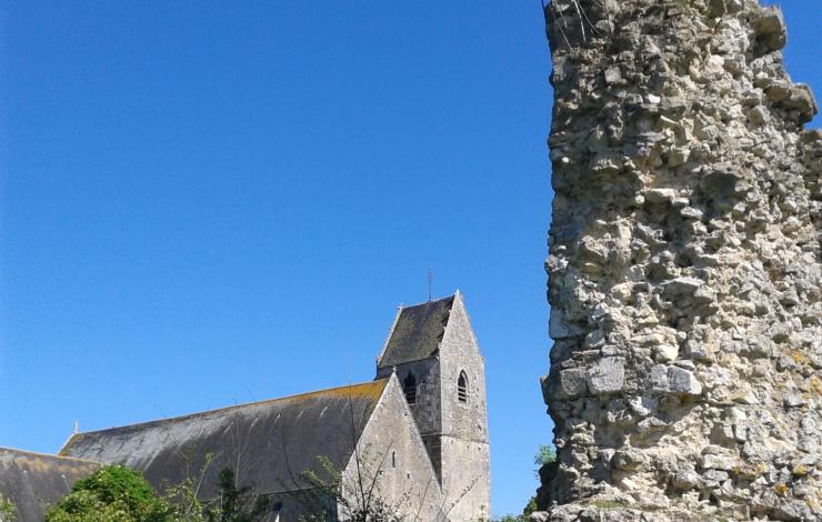 église et motte Saint Rémy-du-Val