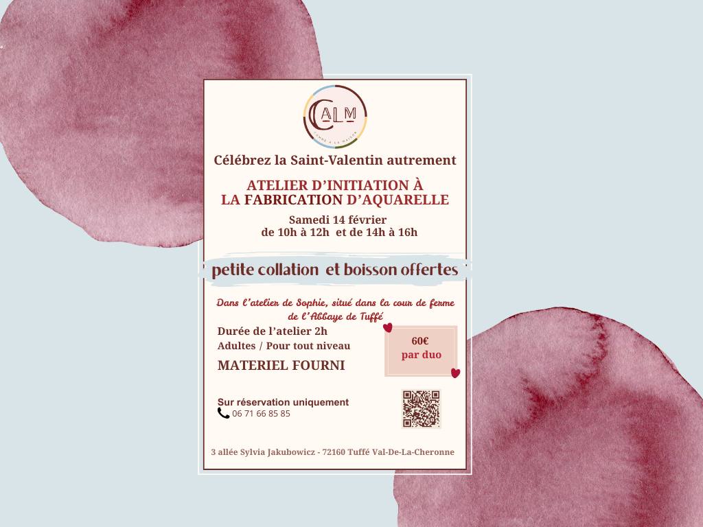 Atelier d&rsquo;initiation à la fabrication d&rsquo;aquarelle artisanale