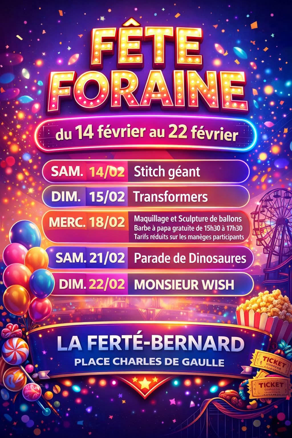 FÊTE FORAINE