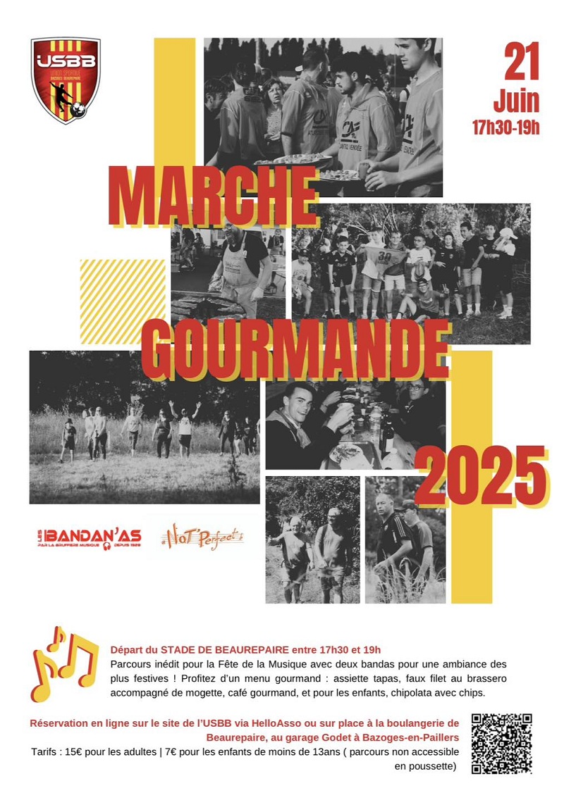 Les Herbiers : Marche Gourmande Fête de la Musique - Beaurepaire