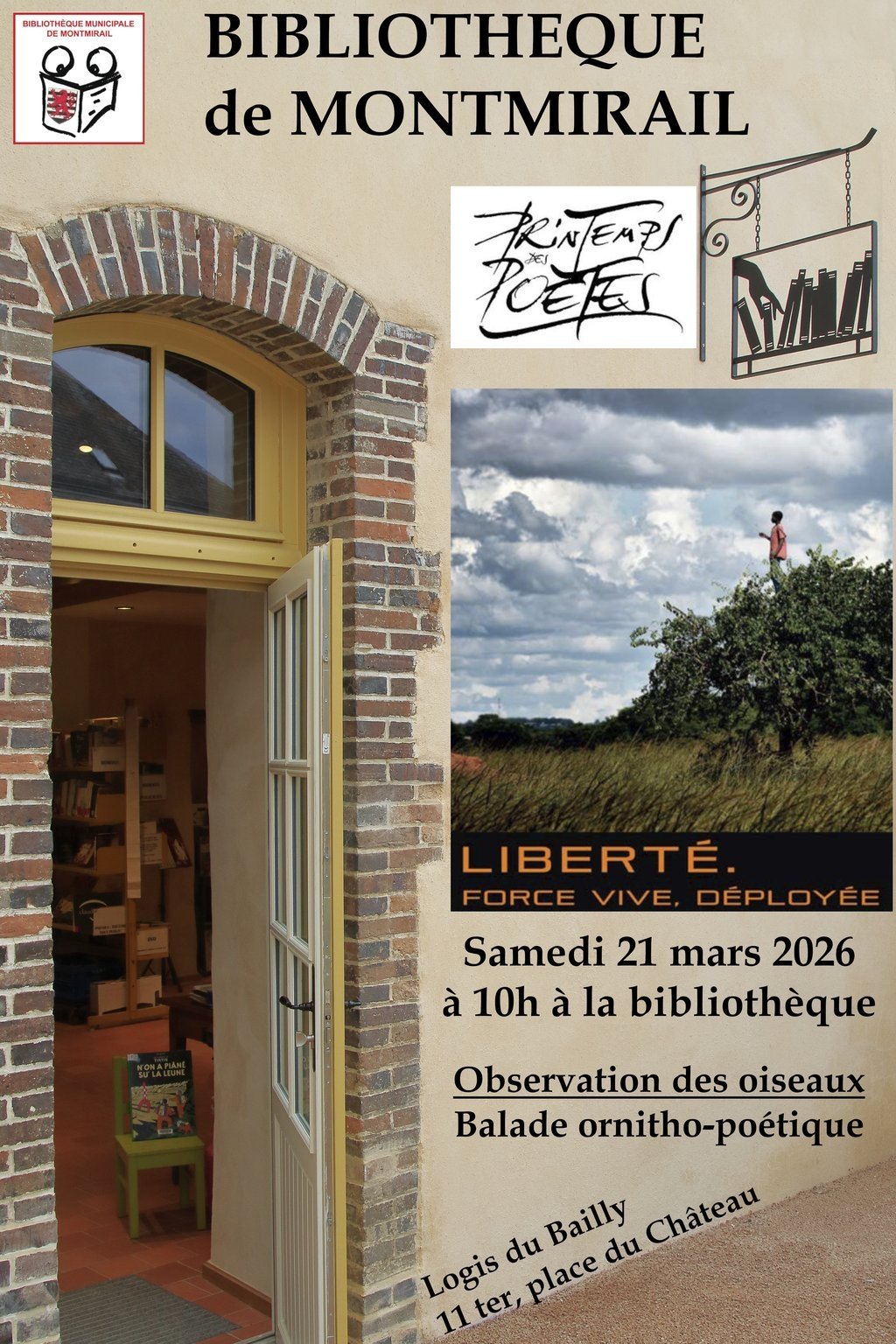 Printemps des poètes « Liberté, Force vive, déployée »