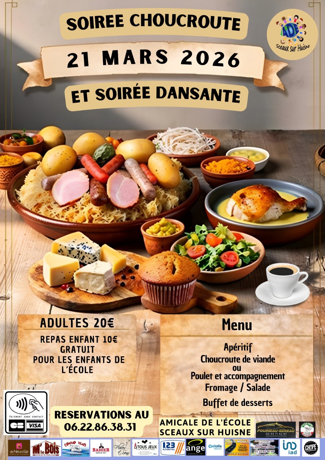 Soirée dansante Choucroute